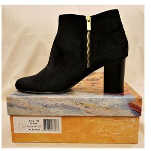 Black Ankle Boots Bella-Vita Size-9.5